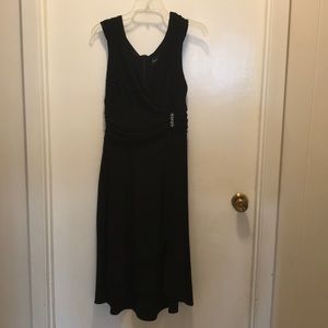 Sleeveless black dress